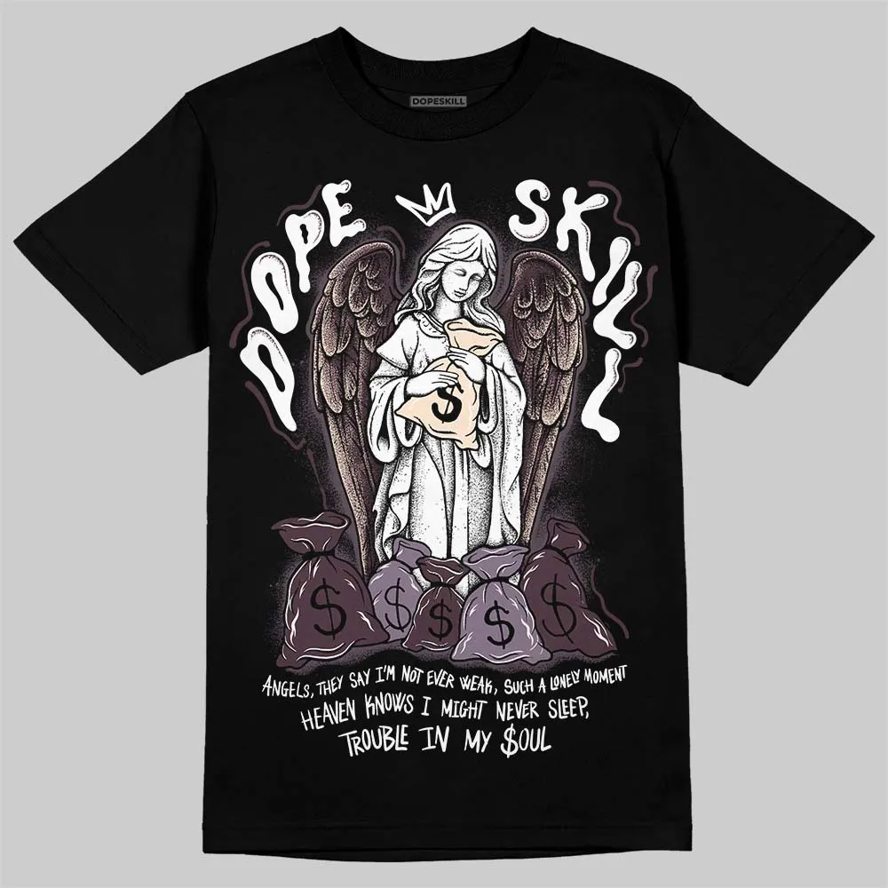 Burgundy Crush 3s DopeSkill T-Shirt Angels Graphic sold by DopeSkill product image thumbnail 2