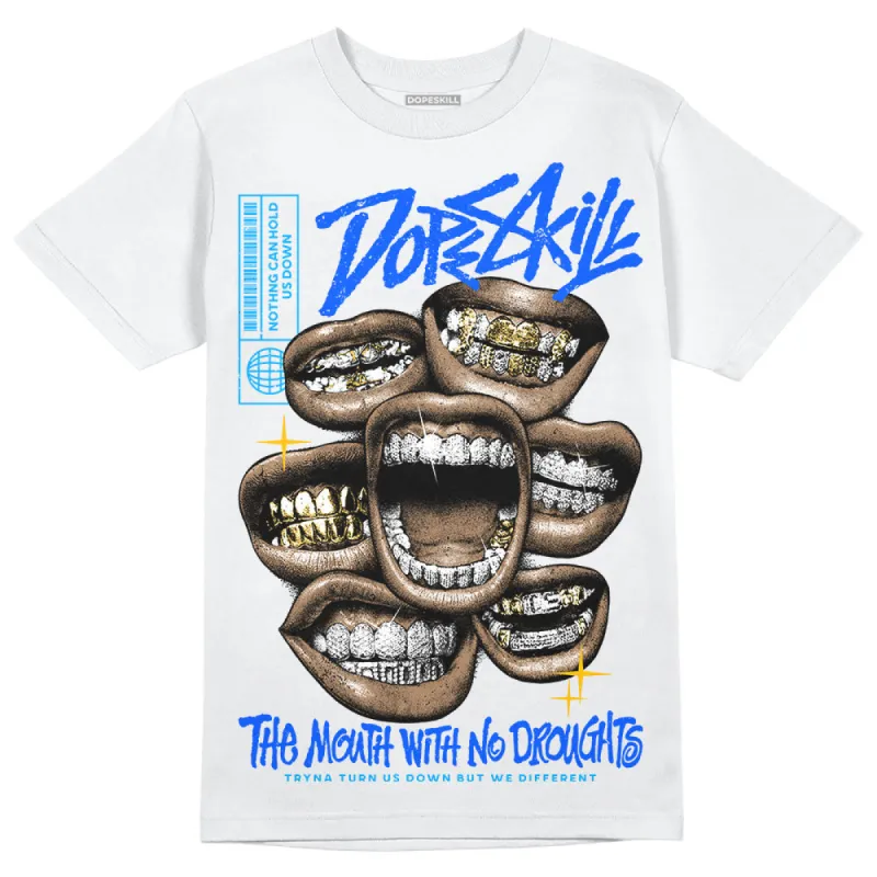 Royal Blue Collection DopeSkill T-Shirt The Mouth With No Droughts Graphic sold by DopeSkill
