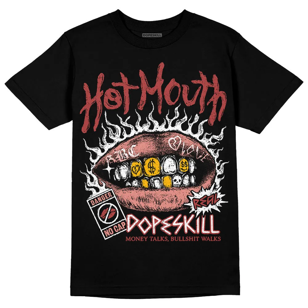 Dune Red 13s DopeSkill T-Shirt Hot Mouth Graphic sold by DopeSkill product image thumbnail 2