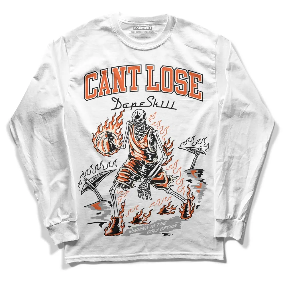 Georgia Peach 3s DopeSkill Long Sleeve T-Shirt Cant Lose Graphic sold by DopeSkill product image thumbnail 2