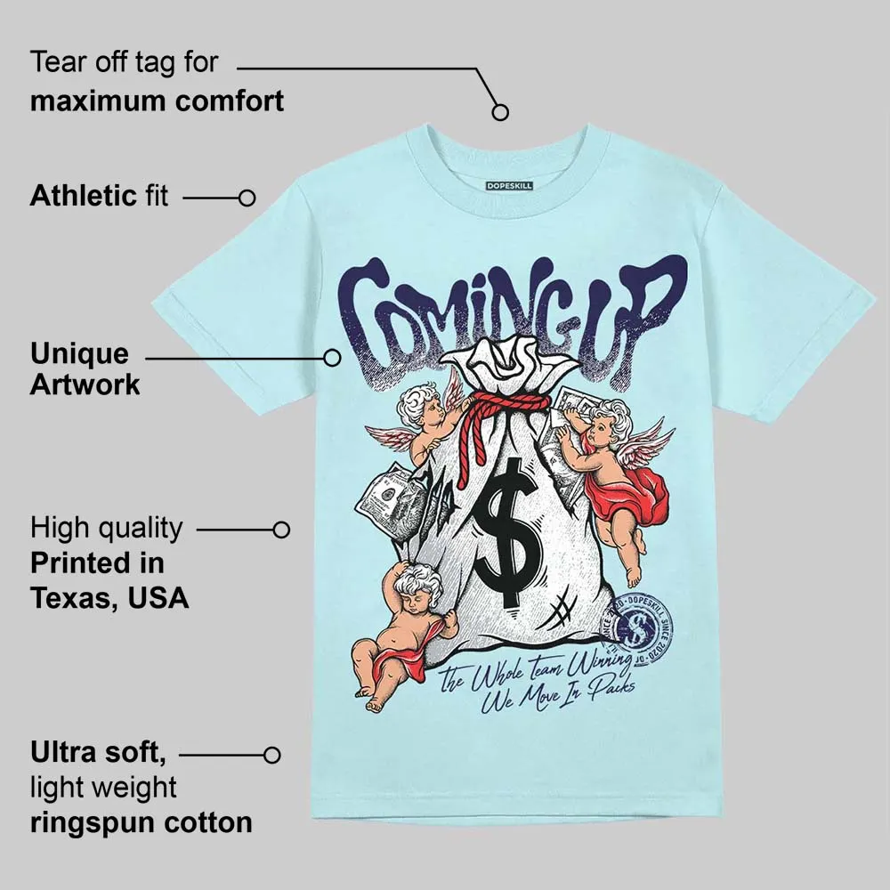 Dunk Glacier Blue DopeSkill Chambray T-shirt Money Bag Coming Up Graphic sold by DopeSkill product image thumbnail 2