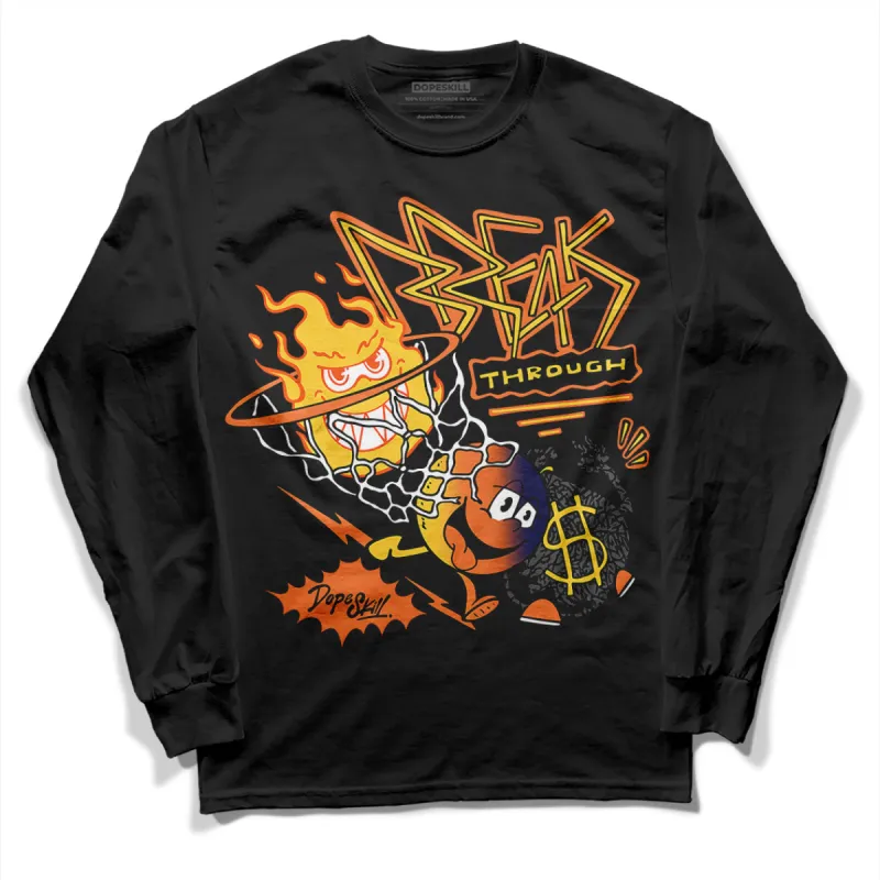 Rio 3s DopeSkill Long Sleeve T-Shirt Break Through Graphic sold by DopeSkill