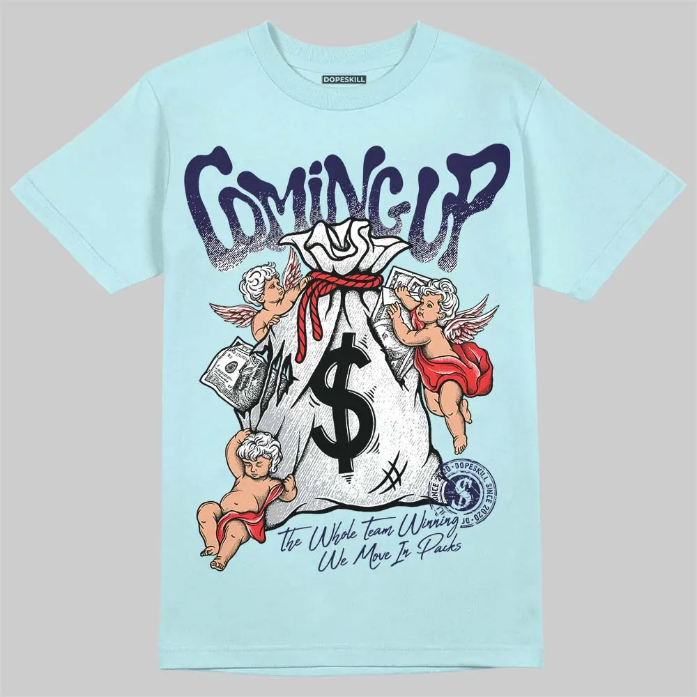 Dunk Glacier Blue DopeSkill Chambray T-shirt Money Bag Coming Up Graphic sold by DopeSkill