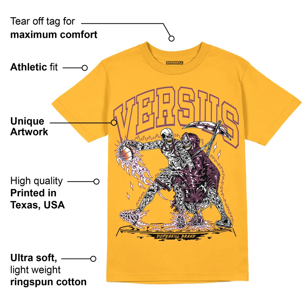 Brotherhood 1s High OG DopeSkill University Gold T-shirt VERSUS Graphic sold by DopeSkill product image thumbnail 2