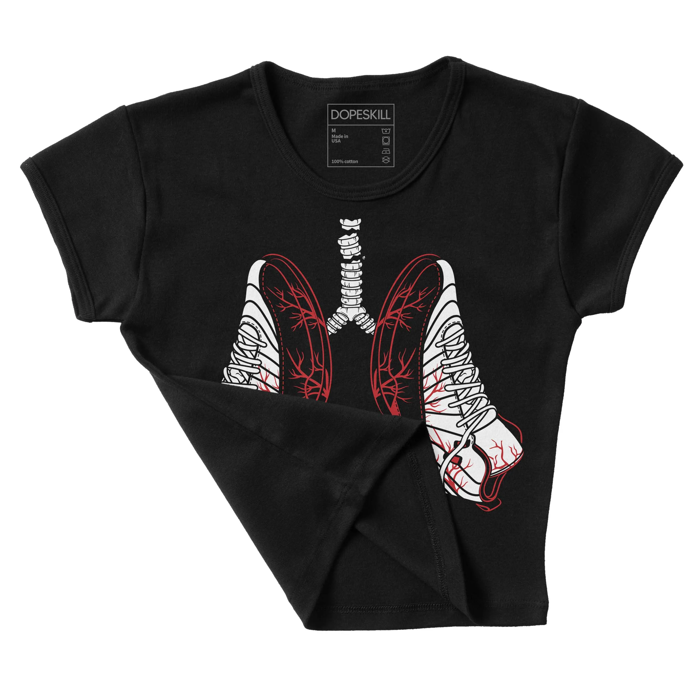 Red Taxi 12s DopeSkill Women's Crop Top Breathe Graphic sold by DopeSkill product image thumbnail 4