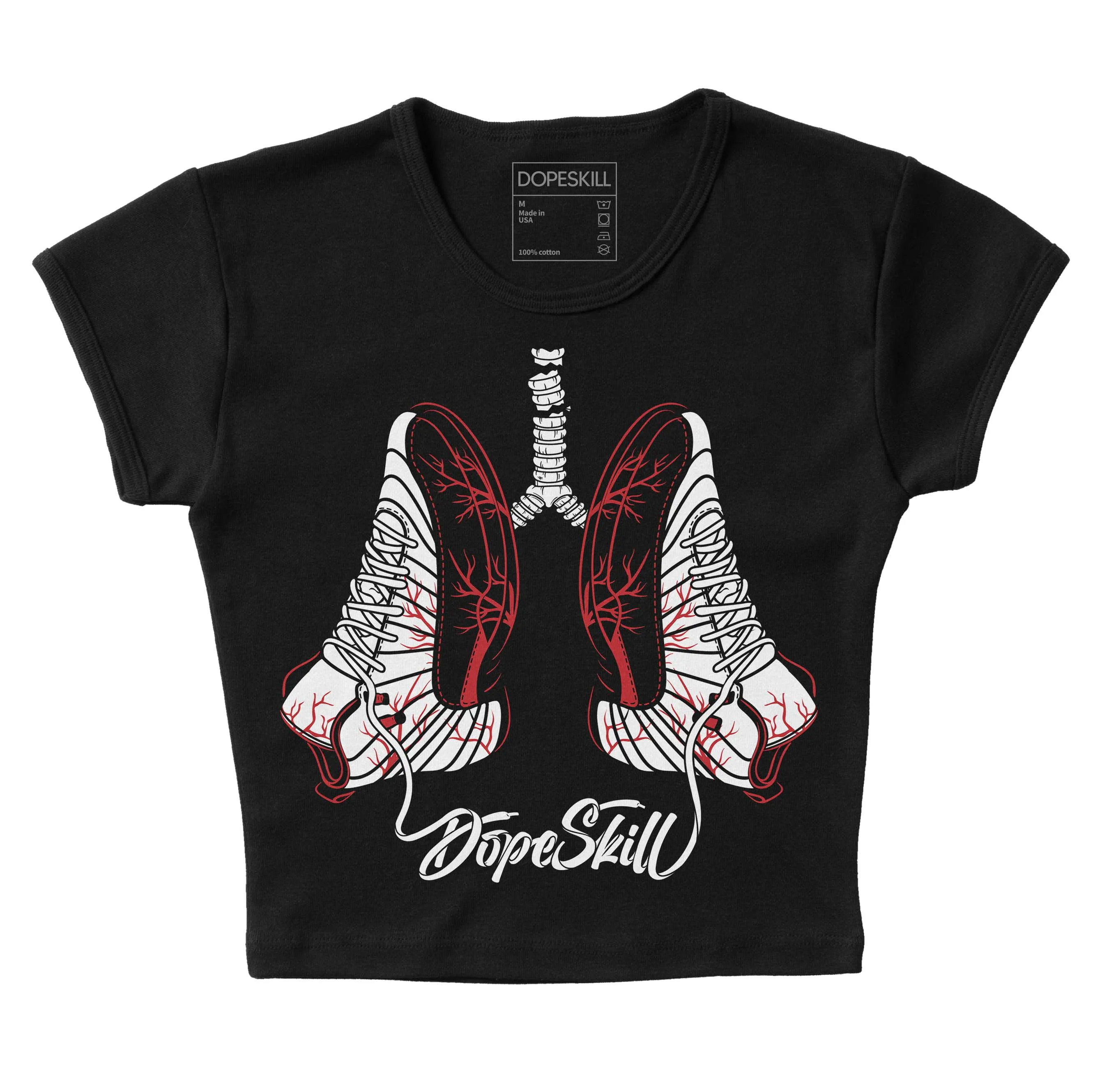 Red Taxi 12s DopeSkill Women's Crop Top Breathe Graphic sold by DopeSkill product image thumbnail 2