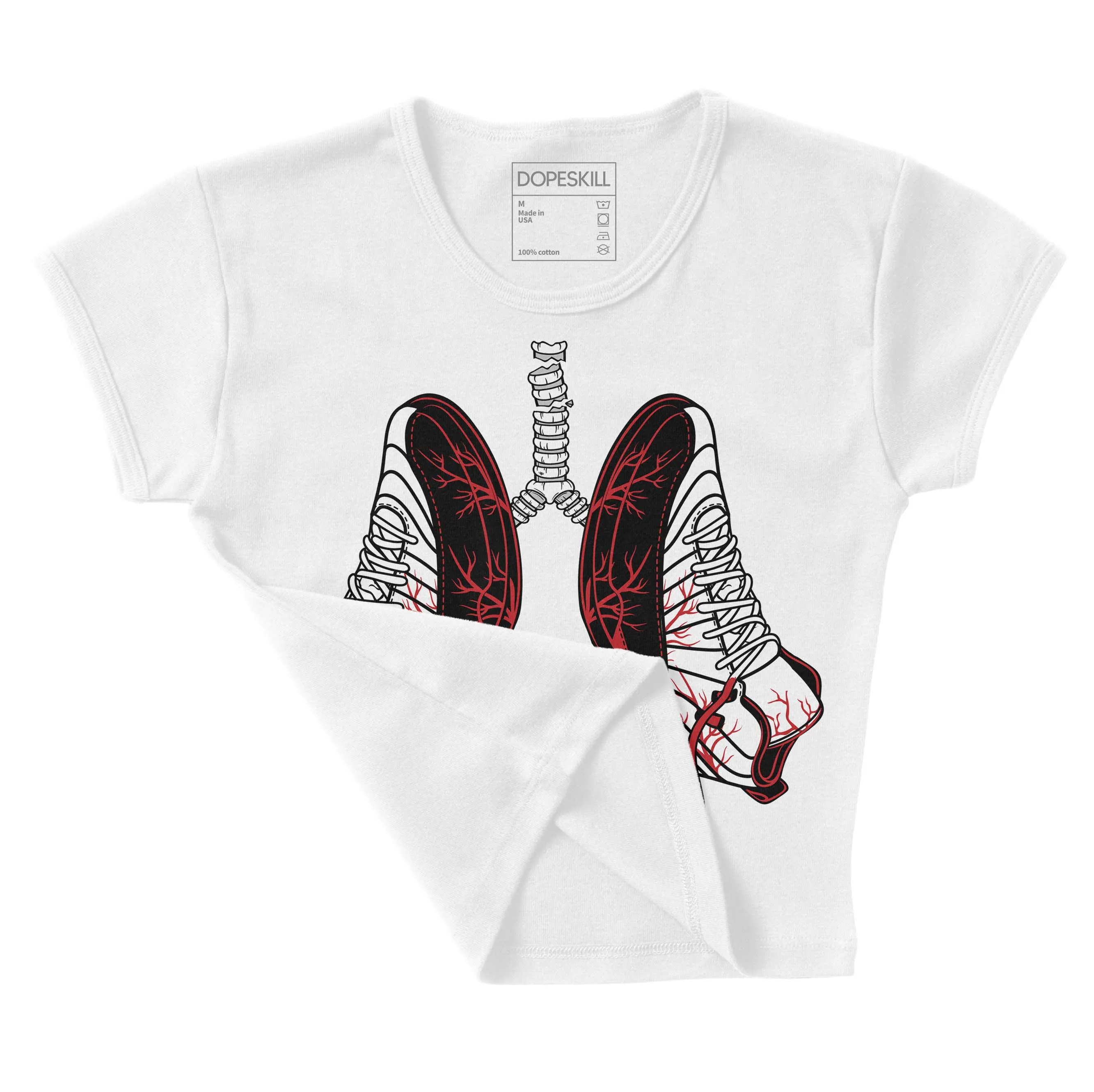 Red Taxi 12s DopeSkill Women's Crop Top Breathe Graphic sold by DopeSkill product image thumbnail 3