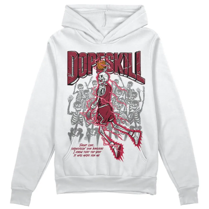 85 Metallic Burgundy 1s DopeSkill Hoodie Sweatshirt Thunder Dunk Graphic sold by DopeSkill