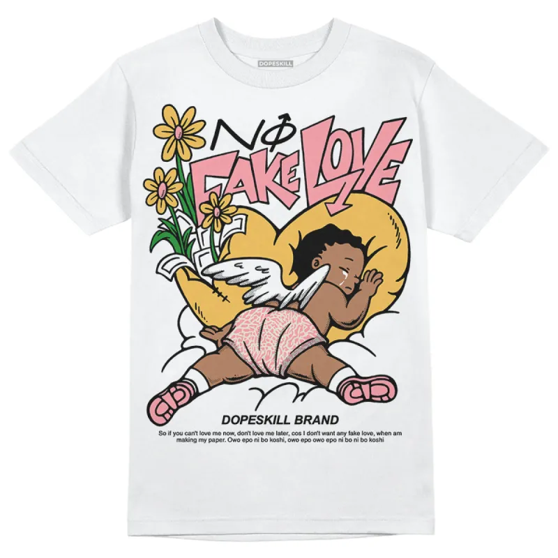 Red Stardust 3s DopeSkill T-Shirt No Fake Love Graphic sold by DopeSkill