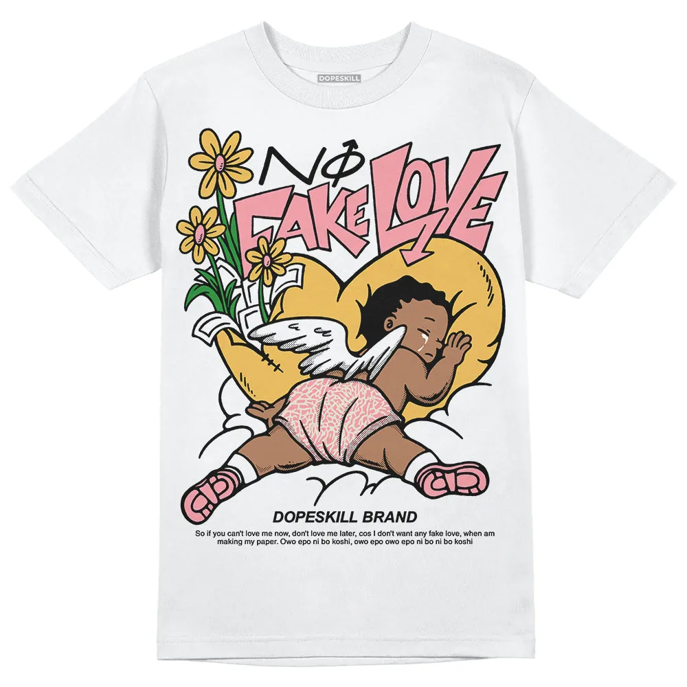 Red Stardust 3s DopeSkill T-Shirt No Fake Love Graphic sold by DopeSkill