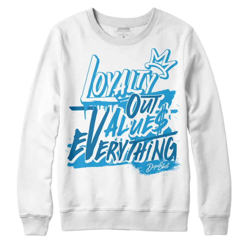 Military Blue 4s DopeSkill Sweatshirt LOVE Graphic sold by DopeSkill