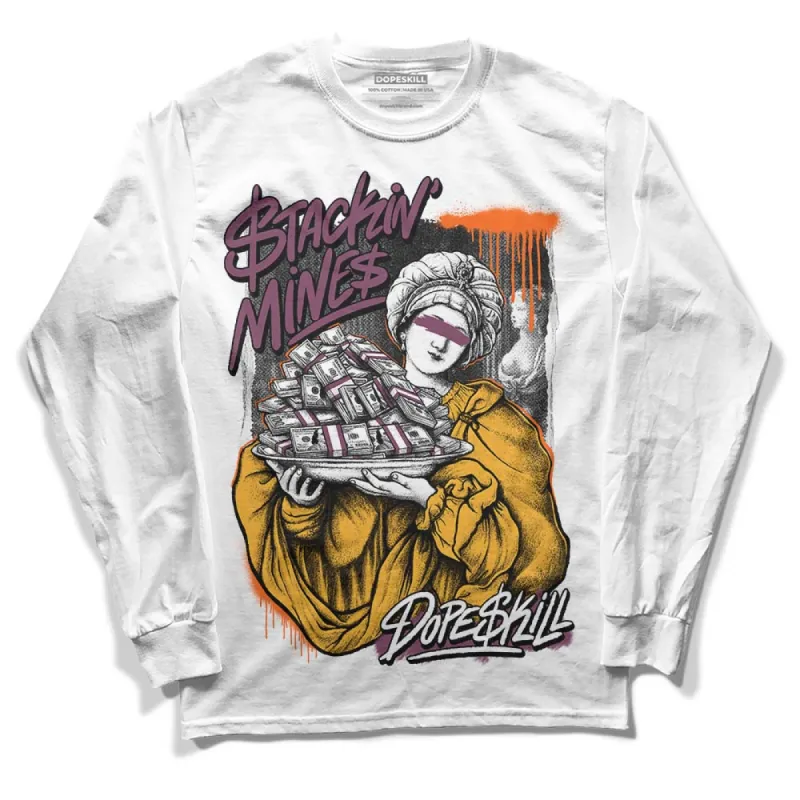 Brotherhood 1s High OG DopeSkill Long Sleeve T-Shirt Stackin Mines Graphic sold by DopeSkill