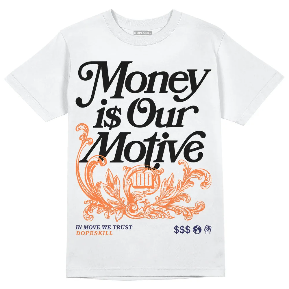 Rio 3s DopeSkill T-Shirt Money Is Our Motive Typo Graphic sold by DopeSkill product image thumbnail 2