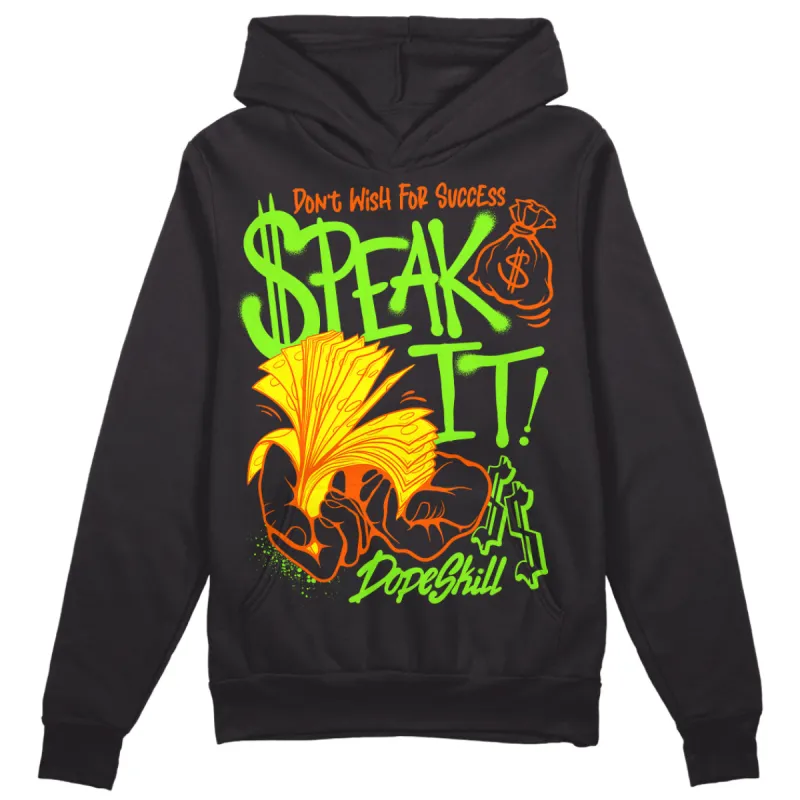 Neon Green Collection DopeSkill Hoodie Sweatshirt Speak It Graphic sold by DopeSkill