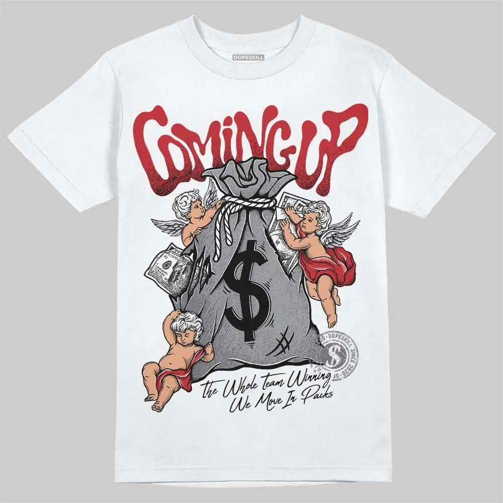 Cement Grey 3s DopeSkill T-Shirt Money Bag Coming Up Graphic sold by DopeSkill
