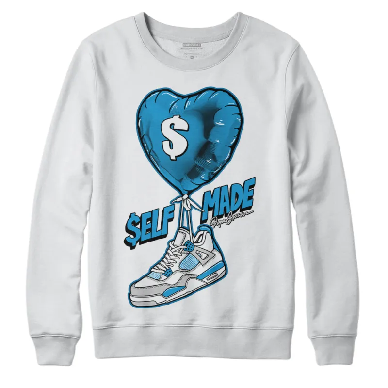 Military Blue 4s DopeSkill Sweatshirt Self Made Graphic sold by DopeSkill