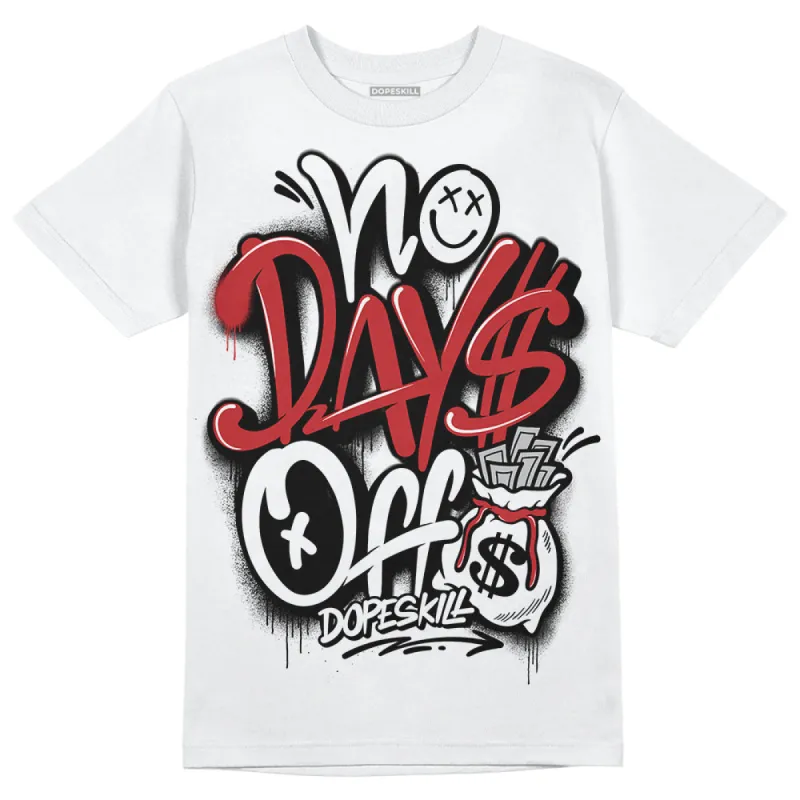 Red Taxi 12s DopeSkill T-Shirt No Days Off Graphic sold by DopeSkill