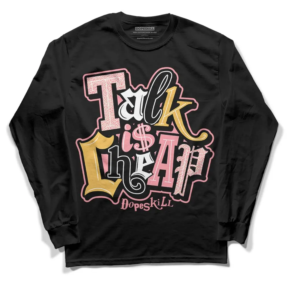 Red Stardust 3s DopeSkill Long Sleeve T-Shirt Talk Is Chip Graphic sold by DopeSkill product image thumbnail 2
