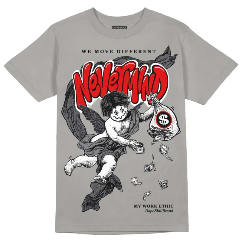 Wet Cement 4s DopeSkill Grey T-shirt Nevermind Graphic sold by DopeSkill