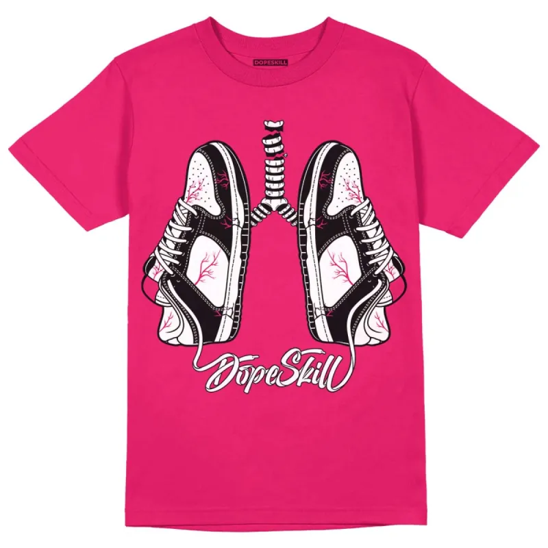 Dunk Obsidian Fierce Pink DopeSkill Pink T-Shirt Breathe Graphic sold by DopeSkill