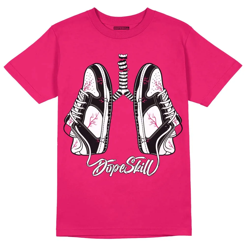Dunk Obsidian Fierce Pink DopeSkill Pink T-Shirt Breathe Graphic sold by DopeSkill