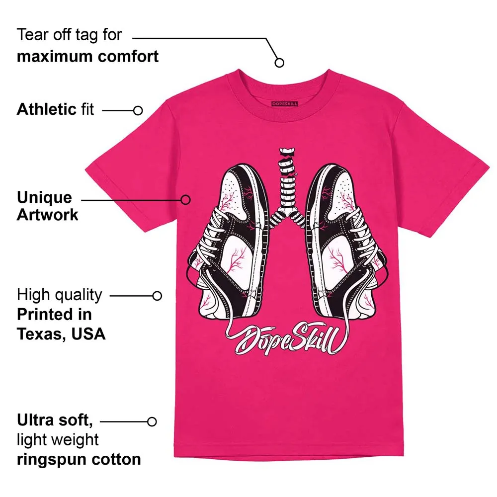 Dunk Obsidian Fierce Pink DopeSkill Pink T-Shirt Breathe Graphic sold by DopeSkill product image thumbnail 2