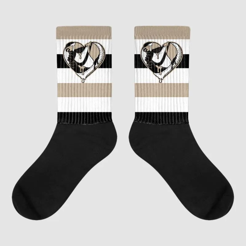 Latte 1s DopeSkill Sublimated Socks Horizontal Stripes Graphic sold by DopeSkill