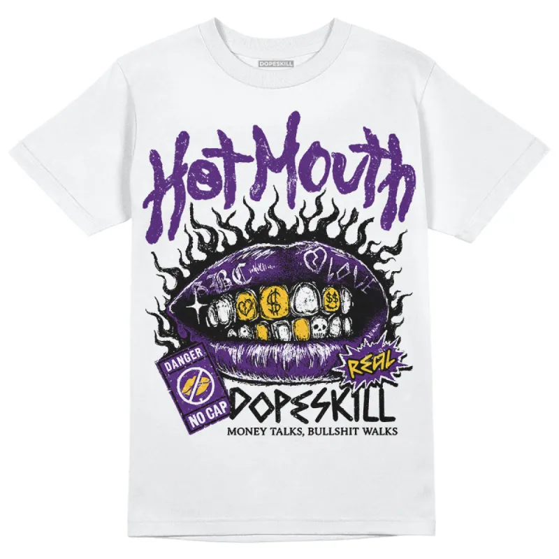 Field Purple 12s DopeSkill T-Shirt Hot Mouth Graphic sold by DopeSkill