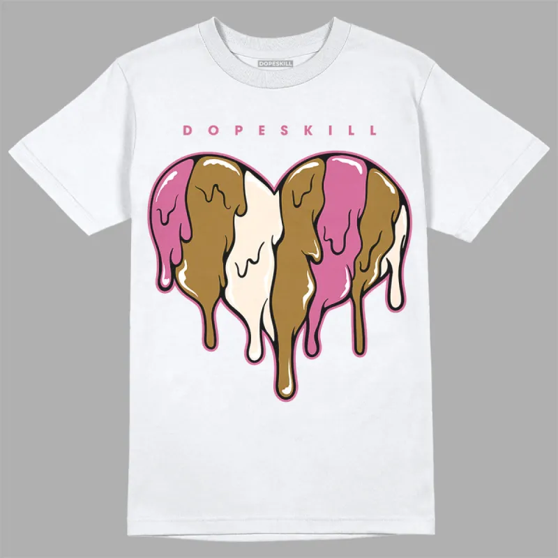 Dunk Bronzine Playful Pink Coconut Milk DopeSkill T-Shirt Slime Drip Heart Graphic sold by DopeSkill