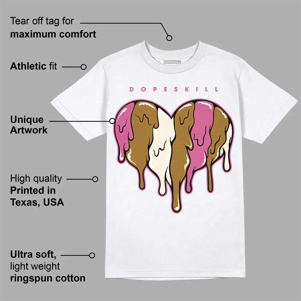 Dunk Bronzine Playful Pink Coconut Milk DopeSkill T-Shirt Slime Drip Heart Graphic sold by DopeSkill product image thumbnail 3