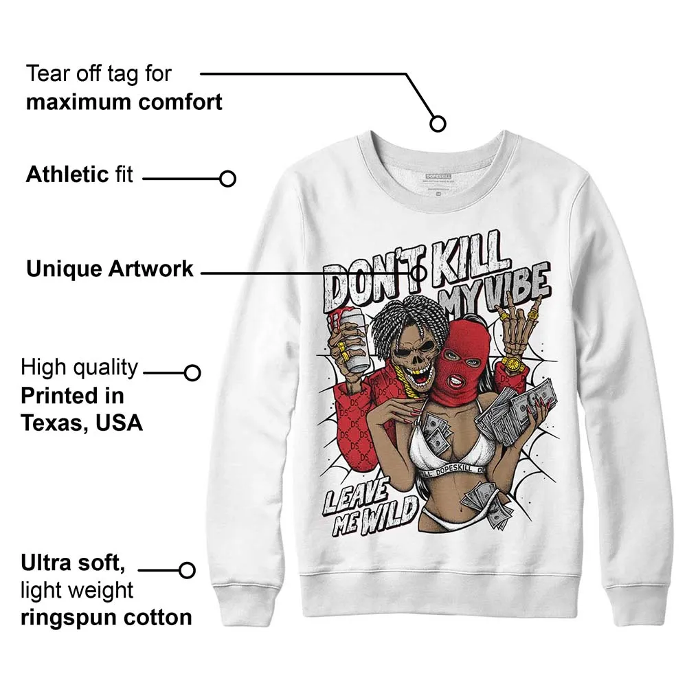 Red Taxi 12s DopeSkill Sweatshirt Don't Kill My Vibe Graphic sold by DopeSkill product image thumbnail 3