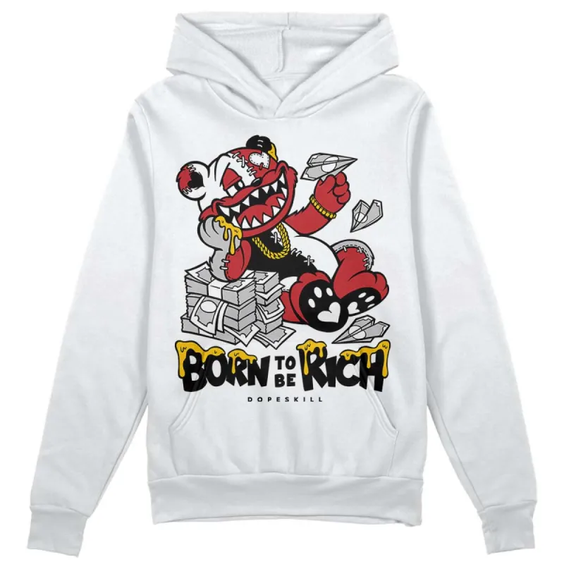 Red Taxi 12s DopeSkill Hoodie Sweatshirt Born To Be Rich Graphic sold by DopeSkill