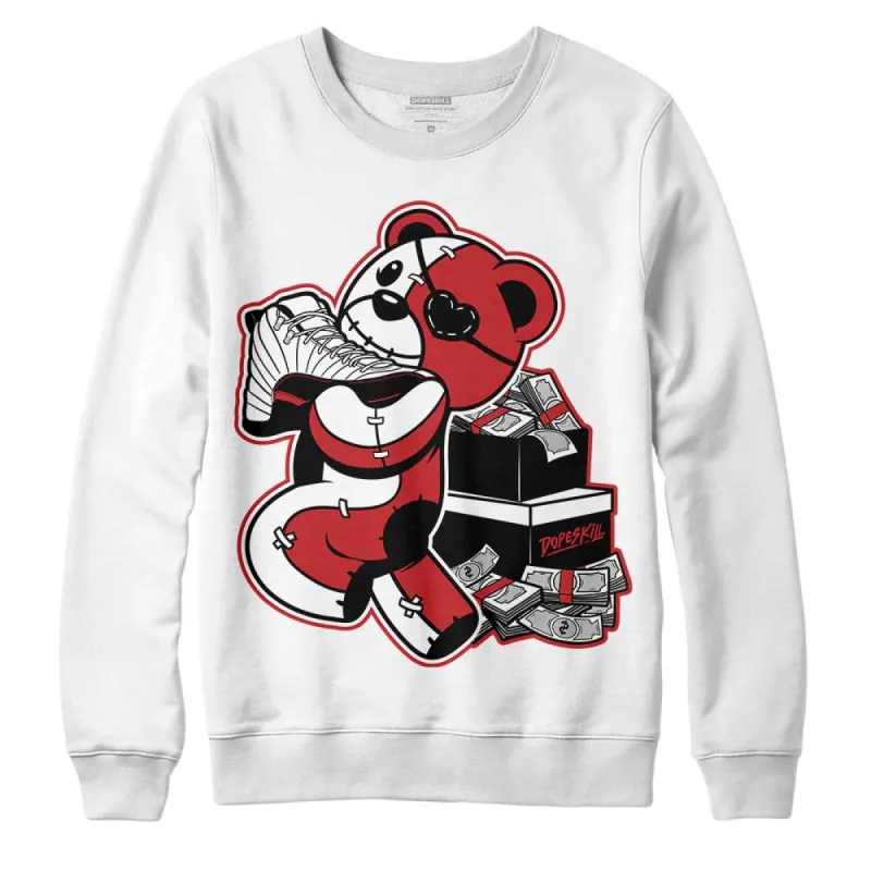 Red Taxi 12s DopeSkill Sweatshirt Bear Steals Sneaker Graphic sold by DopeSkill