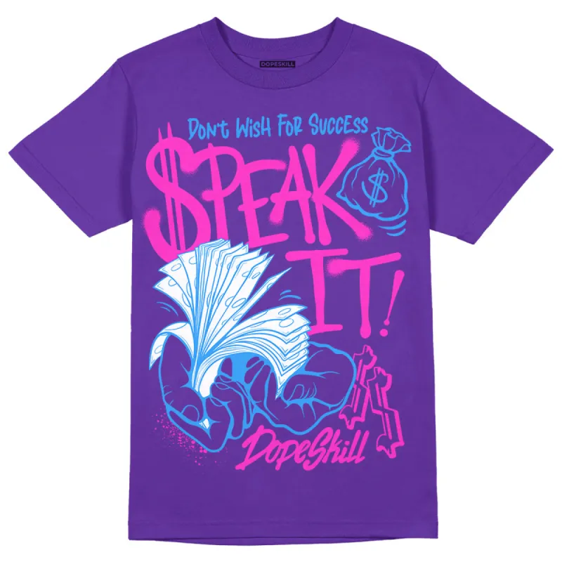 PURPLE Collection DopeSkill Purple T-shirt Speak It Graphic sold by DopeSkill