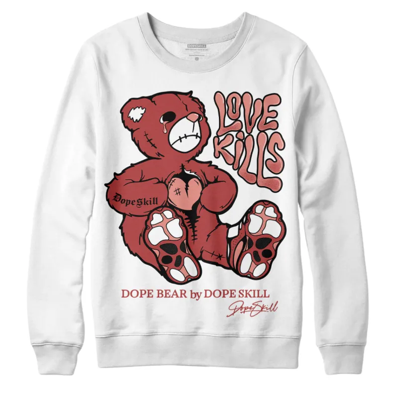 Dune Red 13s DopeSkill Sweatshirt Love Kills Graphic sold by DopeSkill
