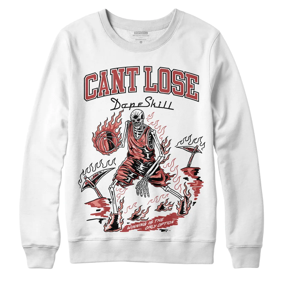 Dune Red 13s DopeSkill Sweatshirt Cant Lose Graphic sold by DopeSkill