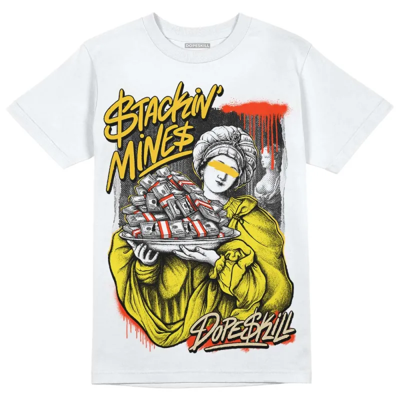 Vivid Sulfur 4s DopeSkill T-Shirt Stackin Mines Graphic sold by DopeSkill