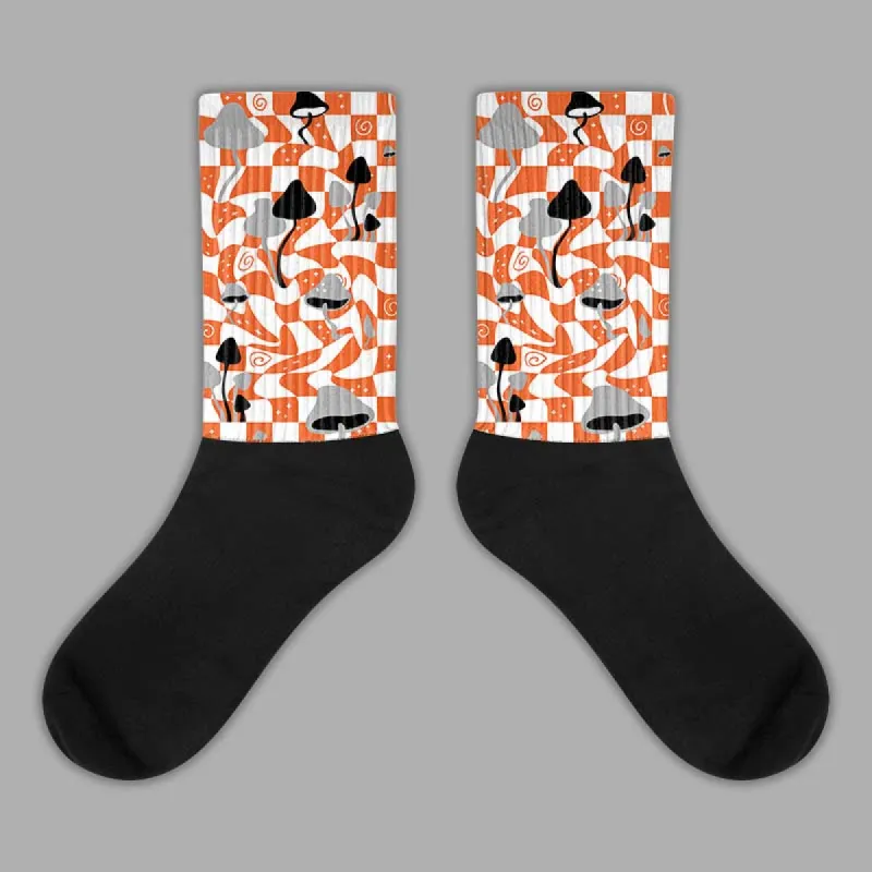 Georgia Peach 3s DopeSkill Sublimated Socks Mushroom Graphic sold by DopeSkill