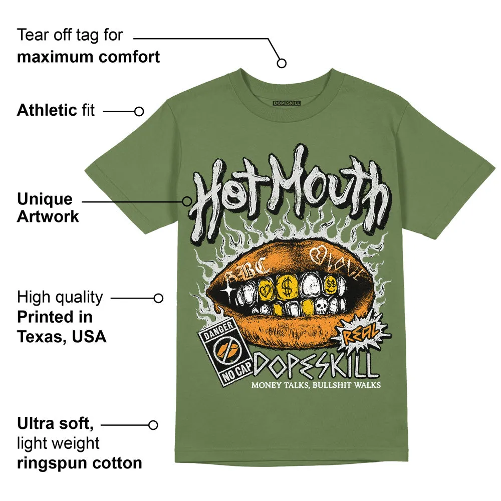 Olive 5s DopeSkill Olive T-shirt Hot Mouth Graphic sold by DopeSkill product image thumbnail 2