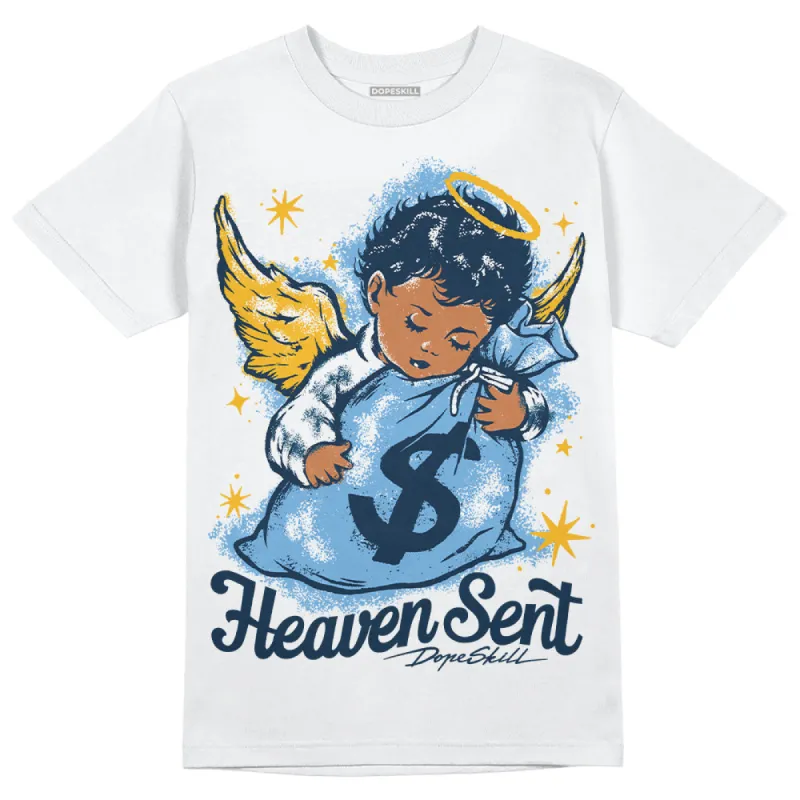 First In Flight 1s DopeSkill T-Shirt Heaven Sent Graphic sold by DopeSkill
