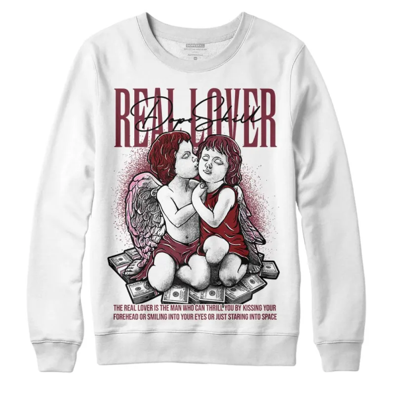 Team Red 1s DopeSkill Sweatshirt Real Lover Graphic sold by DopeSkill