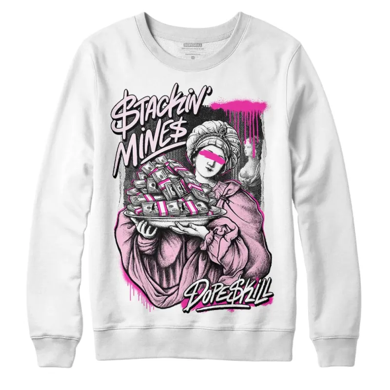 Pink Collection DopeSkill Sweatshirt Stackin Mines Graphic sold by DopeSkill