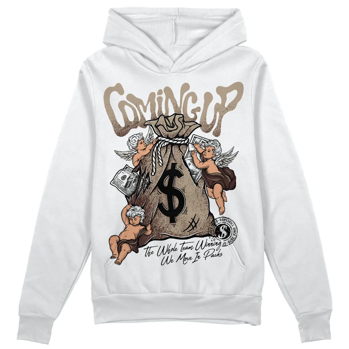 Latte 1s DopeSkill Hoodie Sweatshirt Money Bag Coming Up Graphic sold by DopeSkill