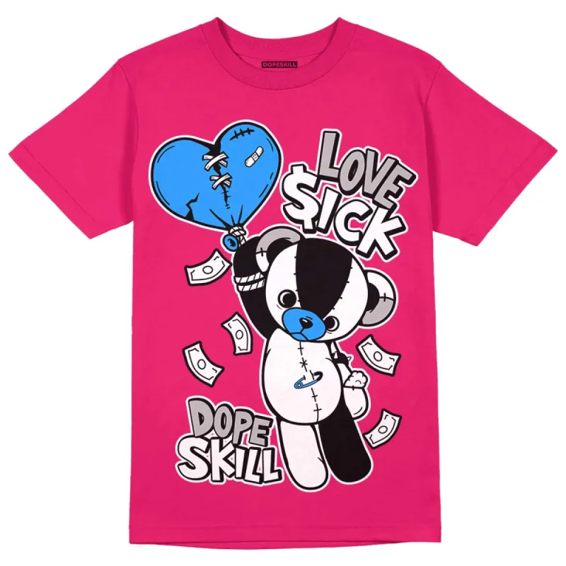 Dunk Obsidian Fierce Pink DopeSkill Pink T-Shirt Love Sick Graphic sold by DopeSkill