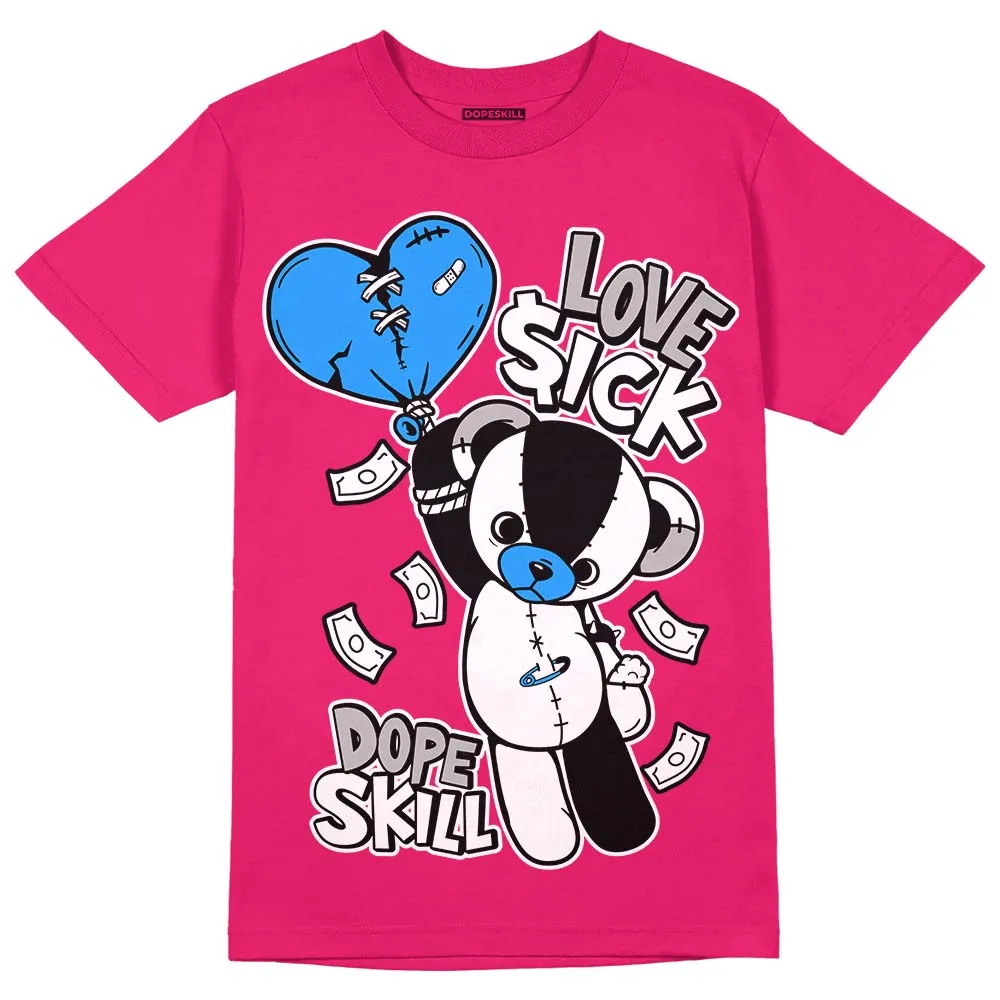 Dunk Obsidian Fierce Pink DopeSkill Pink T-Shirt Love Sick Graphic sold by DopeSkill