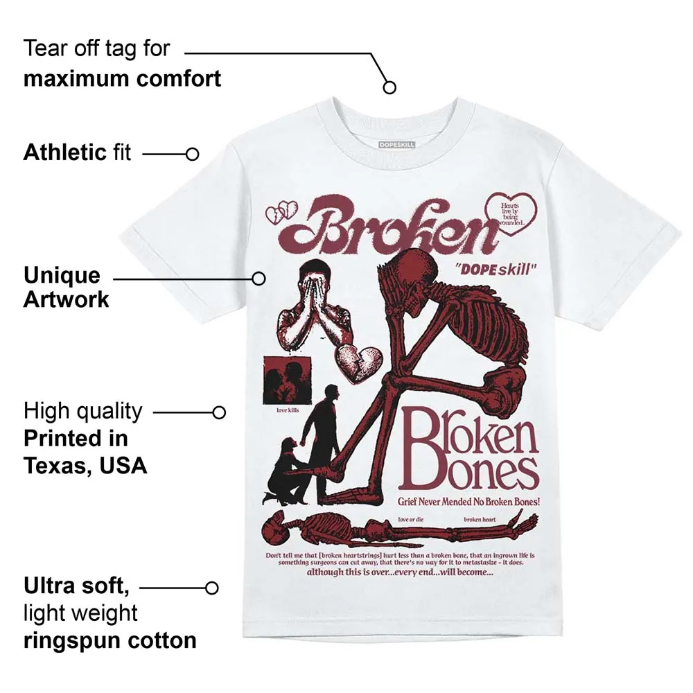 Team Red 1s DopeSkill T-Shirt Broken Bones Graphic sold by DopeSkill product image thumbnail 3