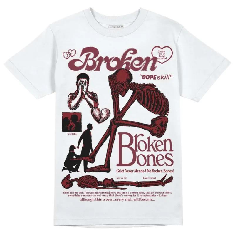 Team Red 1s DopeSkill T-Shirt Broken Bones Graphic sold by DopeSkill