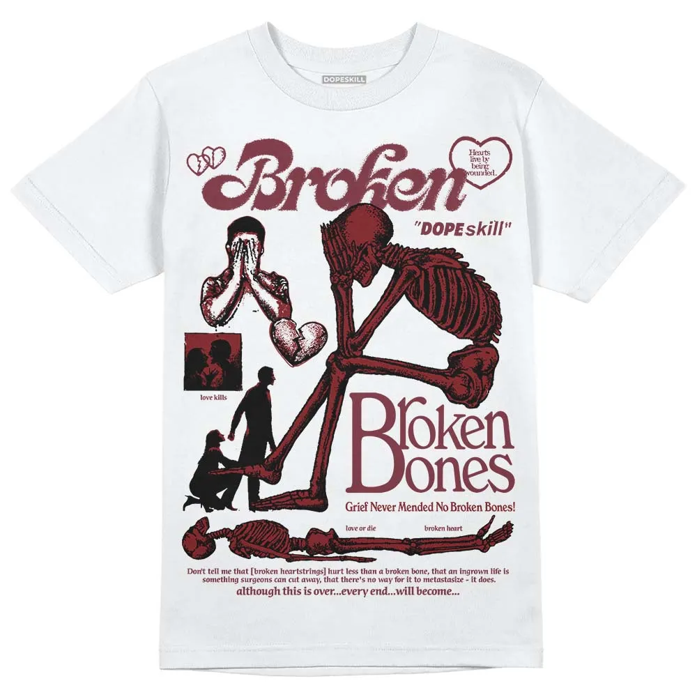 Team Red 1s DopeSkill T-Shirt Broken Bones Graphic sold by DopeSkill