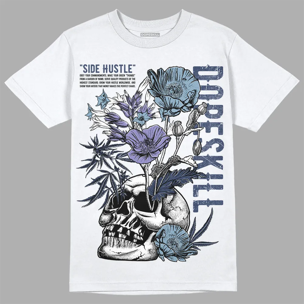 Diffused Blue Sail Grey White 1s DopeSkill T-Shirt Side Hustle Graphic sold by DopeSkill