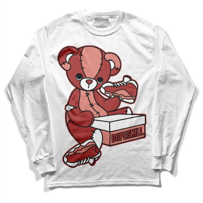 Dune Red 13s DopeSkill Long Sleeve T-Shirt Sneakerhead BEAR Graphic sold by DopeSkill